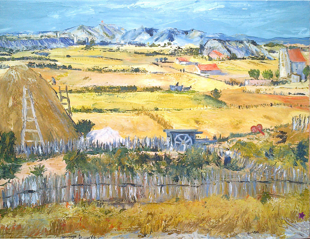 peinture Paysage de Provence