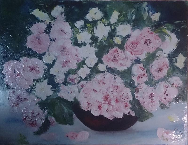 peinture Roses de Sardaigne