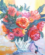 photo peinture Roses