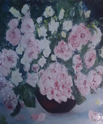 photo peinture Roses de Sardaigne